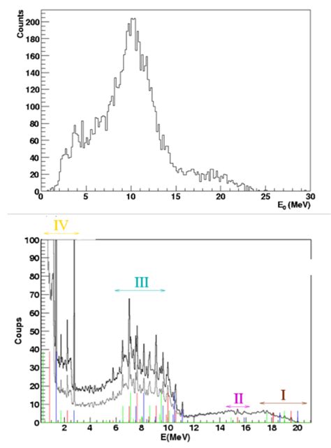 top Gamma ray energy spectrum for the 12 C 12 C γ reaction at E c m