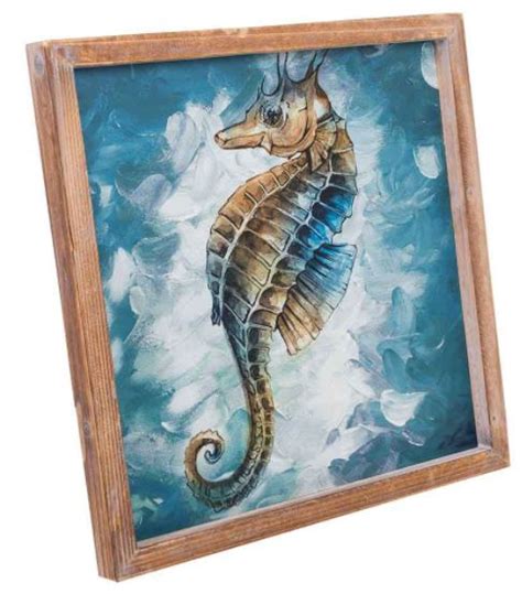 Cuadro Caballito De Mar 32x32 Mon Deco Shop