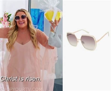 Real Housewives Of Salt Lake City Season 4 Episode 7 Heather S White Rim Sunglasses Shop Your Tv