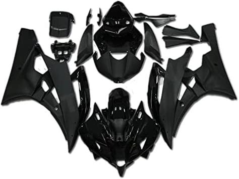 Amazon Complete Matte Glossy Black Fairing Fit For YAMAHA 2006