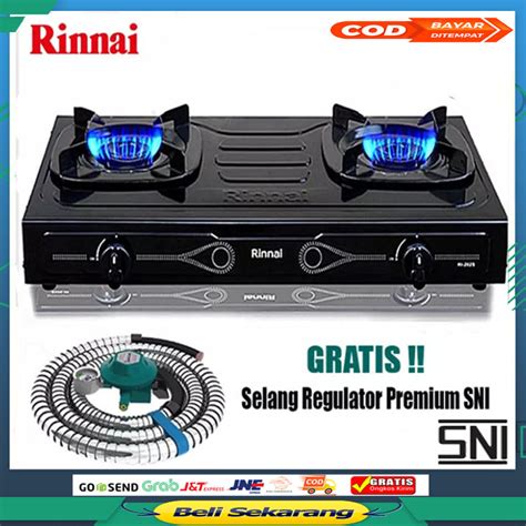 Jual Rinnai Ri S Kompor Gas Tungku Teflon Free Selang Paket