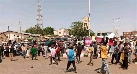 Pdp Supporters Protest Appeal Court Judgement In Plateau