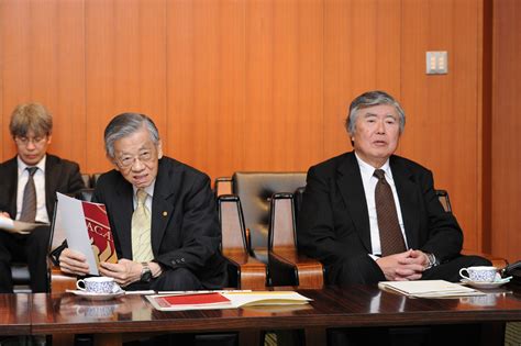 Courtesy Call On The Japan Academy