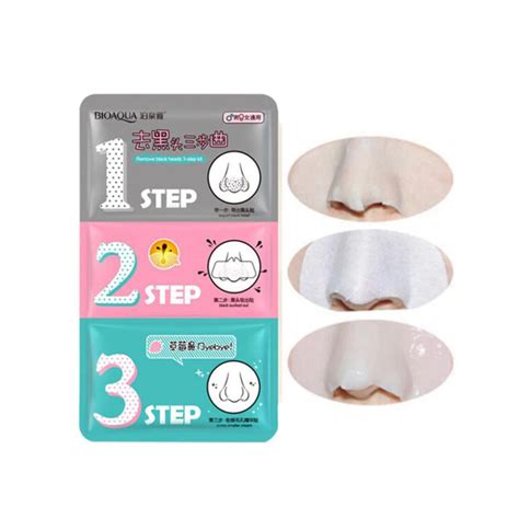 Máscaras Para Remover Cravos - Máscara 3 Passos Para Remover Cravos – Bioaqua – La Bonequita