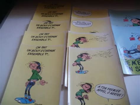 LOT 25 CARTES Postales Gaston Lagaffe Franquin 1989 Dalix EUR 10 00