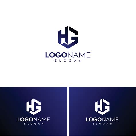 Abstract letter HG logo-HG logo design 8056964 Vector Art at Vecteezy