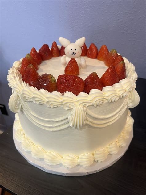 Bunny Buttercream Cake In 2024 Cake Birthday Cake Butter Cream