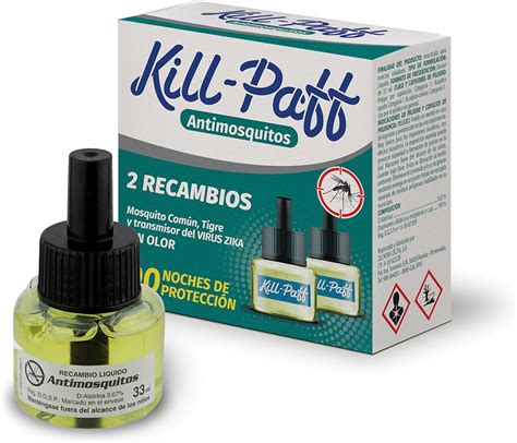 Kill Paff Insecticida El Ctrico Antimosquitos Recambios