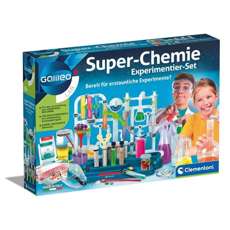 Galileo Lab Chemiebaukasten Super Chemie Experimentier Set Mit