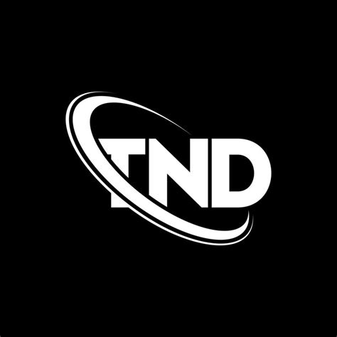 TND logo. TND letter. TND letter logo design. Initials TND logo linked with circle and uppercase ...