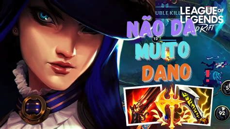 N O Da Muito Dano Lol Wild Rift Mono Caitlyn Gameplay Youtube