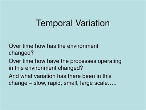 Ppt Temporal Variation Powerpoint Presentation Free Download Id