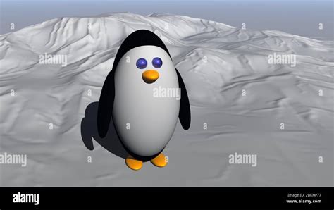 3D Illustration - Penguin Illustration Stock Photo - Alamy