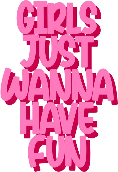 Girls Just Wanna Have Fun Sticker For Sale By Zdaisya In 2024