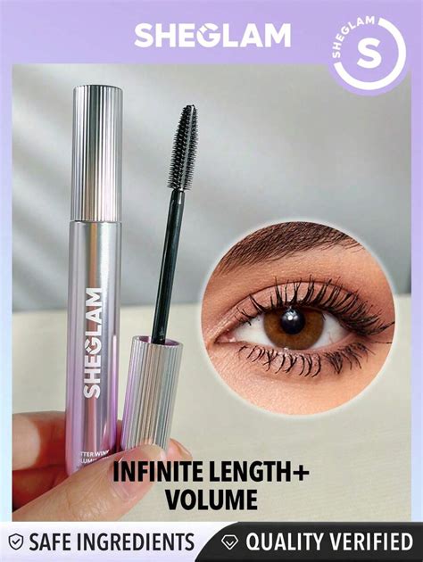 SHEGLAM Flutter Wink Volumizing Mascara Volumizing Lengthening Long