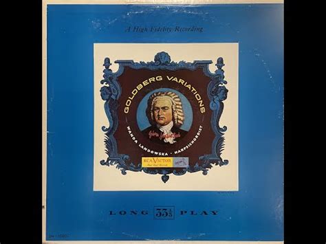 J S Bach Wanda Landowska Goldberg Variations Vinyl Discogs