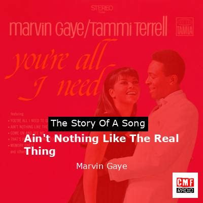 The Story Of A Song Ain T Nothing Like The Real Thing Marvin Gaye