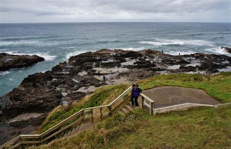 Cape Perpetua On The Oregon Coast Featuring Thors Well