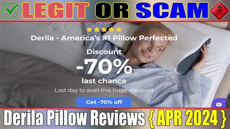 Derila Pillow Reviews Apr 2024 Is It A Legit Seller Or Not Truth In The Video Scam Website