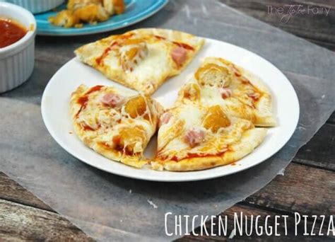 Chicken Nugget Pizza | The TipToe Fairy