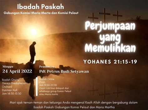 Ibadah Paskah Gabungan Perjumpaan Yang Memulihkan Gereja