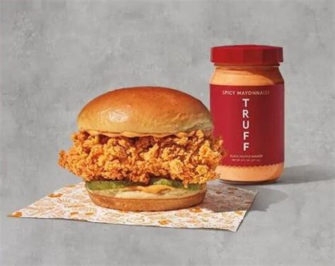 Popeyes Launches New Truff Chicken Sandwiches And New Truff Sauce Side