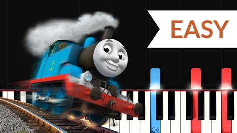 Thomas And Friends Theme Song Easy Piano Tutorial Youtube