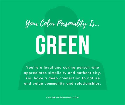 Green Personality What Your Favorite Color Says About You Color Meanings