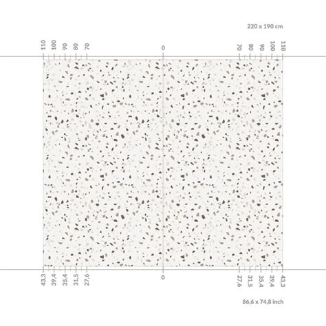 Detailed Terrazzo Pattern Pompei Dele Panneau Mural Douche Micasia Fr