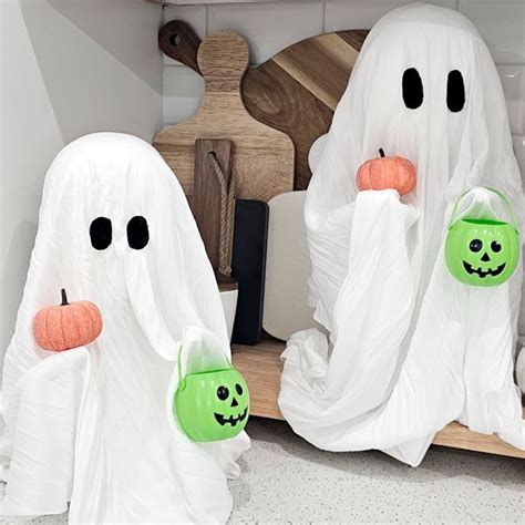 Dollar Tree DIY Ghost Decor Dollar Tree Halloween Decor Ghost