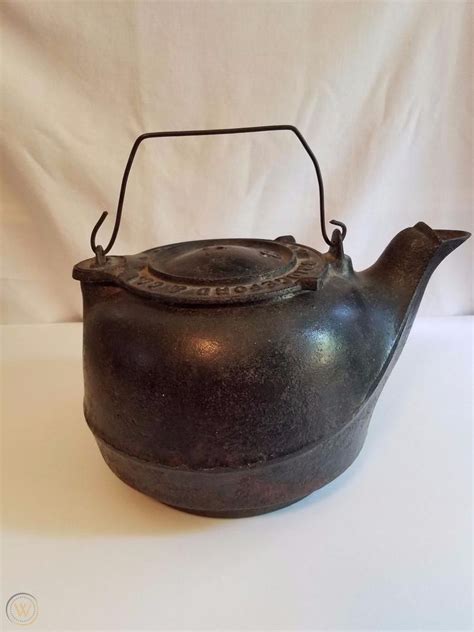 Antique Cast Iron Tea Kettle Bridgeford Co