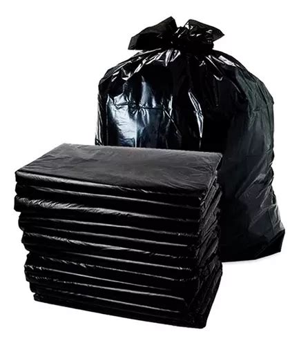 20 Bolsas Negras Para Basura Multiusos 90x60 Cm MercadoLibre