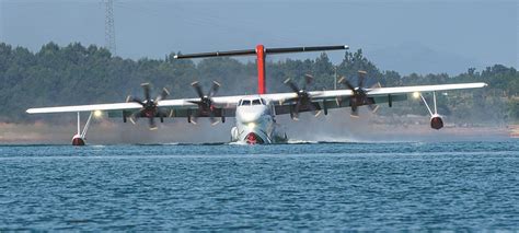 China S Second Homegrown Firefighting Amphibious Aircraft The AG600M