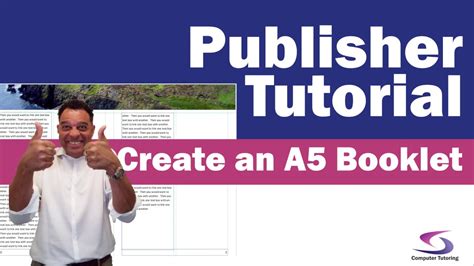 Publisher Tutorial Create And Print An A5 Booklet See How You Can