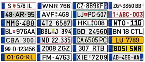 Which country in Europe has the best license plate design? : r/AskEurope