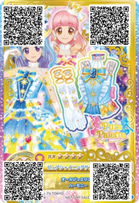 Pin By Rose On Aikatsu Qr Codes Cards Anime Palette