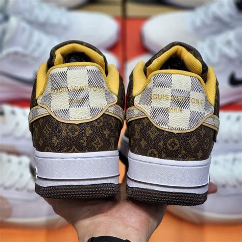 Nike Air Force 1 Lowlouis Vuitton Monogram Brown Damier Azur