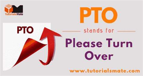 Pto Full Form What Is The Full Form Of Pto Tutorialsmate