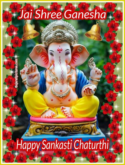 Happy Sankasti Chaturthi Image In English Gujarati Pictures Website