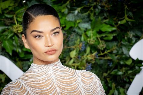 Shanina Shaik Flaunts Her Tits In A See Through Dress 8 Photos