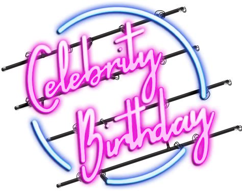 Download Celebrity Birthdays Birthday Celebrity Logo Full Size Png Image Pngkit