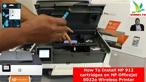 How To Install Hp Cartridges On Hp Officejet E All In One