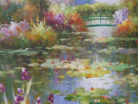 Pond Landscape Painting - Best Decorations