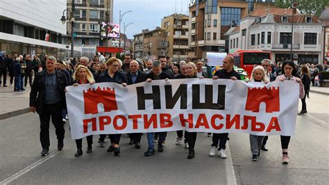 Protest Srbija Protiv Nasilja U Petak U Ni U U Planu Je Blokada