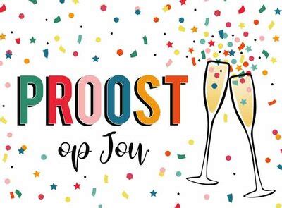 Wenskaart Proost Op Jou Feestartikelenshop