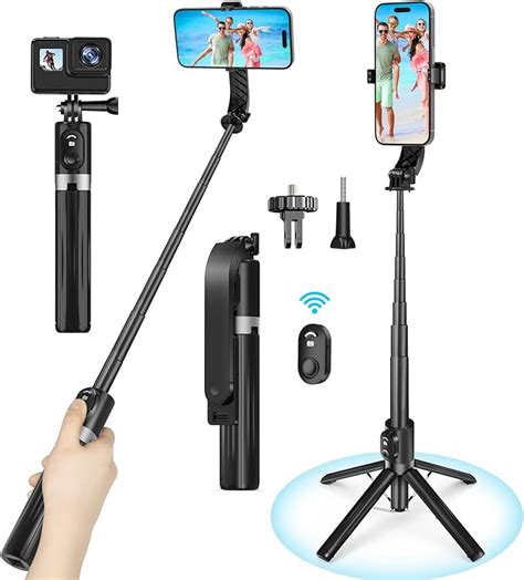 Perches Selfie Quad Tr Pieds Avec T L Commande Ufanore Perche Selfie