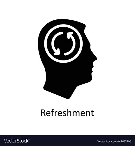 Refreshment solid icon design Royalty Free Vector Image