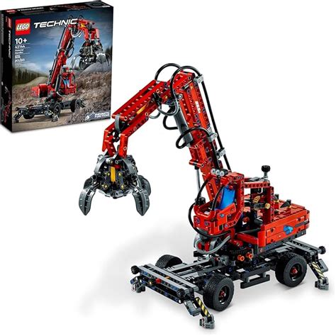 Lego Technic Material Handler Crane 42144 Bauset Für Kinder Ab 10