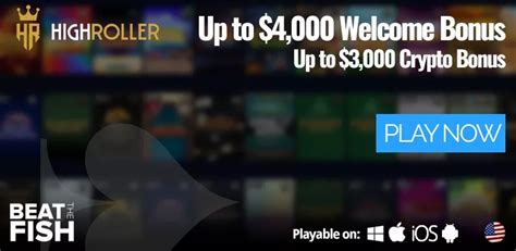 High Roller Online Casino - Reviewed Jan 2025