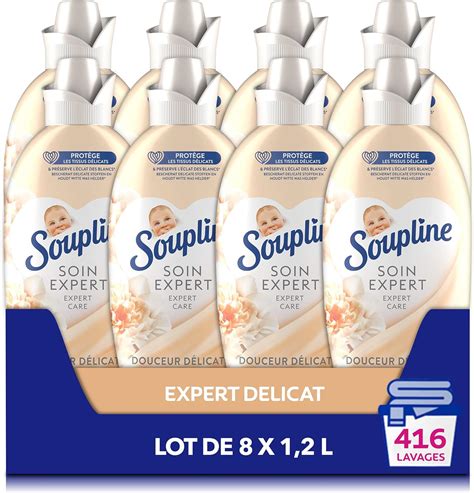 SOUPLINE Adoucissant Concentré Soupline Soin Expert Délicat Idéal